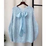 ビッグリボンタイニットプルオーバー韓国風 | Miniministore | 詳細画像22 