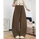 ワイドカーブパンツレディースワイドパンツ | Miniministore | 詳細画像1 
