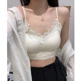 サテン調 チューブトップブラジャーレース | Miniministore | 詳細画像6 