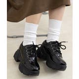 厚底ローファー韓国 レースアップシューズ | Miniministore | 詳細画像7