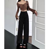 ストライプワイドパンツ春夏秋ロングパンツ | Miniministore | 詳細画像5 