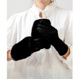 タッチパネル対応ファー付き手袋スエード調 | Miniministore | 詳細画像7