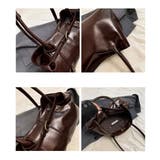 オイルワックス風合皮トートバッグ肩掛け鞄 | Miniministore | 詳細画像22 