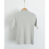 モックネック ニットトップス 五分袖韓国 | Miniministore | 詳細画像18 