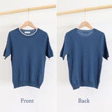パイピング サマーニット レディース半袖 | Miniministore | 詳細画像3
