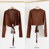 カシュクールニット 着やせトップス 韓国 | Miniministore | 詳細画像3 