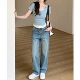 ヘンリーネックTシャツレイヤード風t半袖 | Miniministore | 詳細画像11 