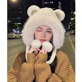 レディースファー帽子 くま耳帽子 暖かい | Miniministore | 詳細画像11 