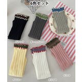 ダブルフリルソックス6足組 リブソックス | Miniministore | 詳細画像2 