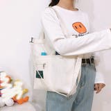 ホワイト | キャンバス トートバッグ 2way 軽量 | Miniministore