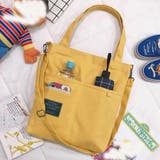イエロー | キャンバス トートバッグ 2way 軽量 | Miniministore