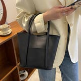 ブラック | ハンドバッグ レディース バケツバッグ オフィスカジュアル | Miniministore