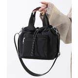 ブラック | 巾着ショルダーバッグ レディース 小さめ | SUNSHINE CLOSET