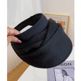 ブラック | カチューシャ サンバイザー 2WAY小顔 | Miniministore