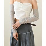 グレー | レースアームカバー レディース UVケア | Miniministore
