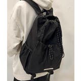ブラック | リュックサック ドローストリング 大容量 | SUNSHINE CLOSET