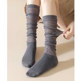 ダークグレー | リブ編み ルーズソックス 可愛い | SUNSHINE CLOSET