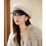 ベージュ | キャスケット 帽子 レディース 小顔見え | SUNSHINE CLOSET