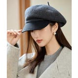 ダークグレー | キャスケット 帽子 レディース 小顔見え | SUNSHINE CLOSET