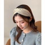 ベージュ | おしゃれ 幅広カチューシャ レディース | SUNSHINE CLOSET