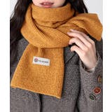 マスタード | 韓国風マフラーレディース チクチクしないニットストール 無地厚手 | SUNSHINE CLOSET