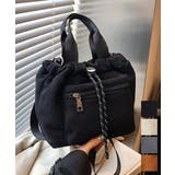 コーデュロイ 巾着ショルダーバッグ小さめ | Miniministore | 詳細画像1 