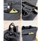 コーデュロイ 巾着ショルダーバッグ小さめ | Miniministore | 詳細画像19 