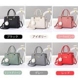 ショルダーバッグ ファーチャーム付き通勤 オフィスカジュアル | Miniministore | 詳細画像2