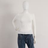 リブ ニットトップス ボートネック 長袖 | Miniministore | 詳細画像17 