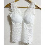 総レースタンクトップインナー カップ付き | Miniministore | 詳細画像10 