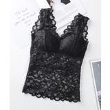 総レースタンクトップインナー カップ付き | Miniministore | 詳細画像14 