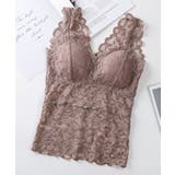 総レースタンクトップインナー カップ付き | Miniministore | 詳細画像15 