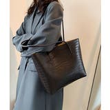 クロコ型押し トートバッグ 2点セット | Miniministore | 詳細画像6 