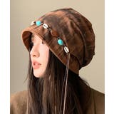 装飾付き ルーズキャップレディース 小顔 | Miniministore | 詳細画像8 