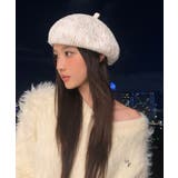 リブ編み ニットベレー帽 レディース小顔 | Miniministore | 詳細画像3 