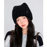 猫耳ニット帽 小顔 ニットビーニー防寒 | Miniministore | 詳細画像2