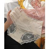 花柄刺しゅうレースショーツ バックリボン | Miniministore | 詳細画像15 