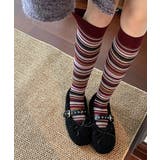 ボーダー柄 リブハイソックス 配色 靴下 | Miniministore | 詳細画像18