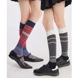 ボーダー柄 リブハイソックス 配色 靴下 | Miniministore | 詳細画像22