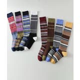 ボーダー柄 リブハイソックス 配色 靴下 | Miniministore | 詳細画像25