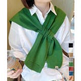 ロゴ 2WAY肩掛け ニットストール秋冬 | Miniministore | 詳細画像1