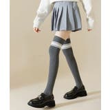 リブニーハイソックス ライン入り 靴下 | Miniministore | 詳細画像2 