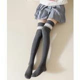 リブニーハイソックス ライン入り 靴下 | Miniministore | 詳細画像7 