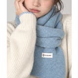暖かいリブニットマフラー カシミアタッチ | Miniministore | 詳細画像15
