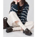 編み地切り替えミドルソックス レディース | Miniministore | 詳細画像8