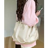 アイボリー | 大容量トートバッグA4通勤通学ママバッグ | Miniministore