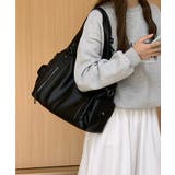 ブラック | 大容量PUレザートートバッグ肩掛け韓国風 | Miniministore