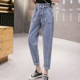 ライトブルー | デニムパンツ ハイウエスト パンツ | Miniministore