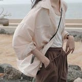 ピンクベージュ | カーディガン シャツブラウス レディース | Miniministore