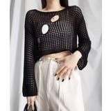 ブラック | メッシュ編み サマーニット レディース夏 | Miniministore